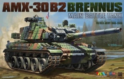 Tiger Model 4604 Czołg AMX-30 B2 Brennus MBT French Army 1966-2002 1/35