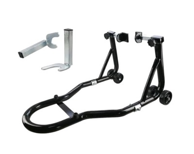 STOJAK PODSTAWKA PODNOŚNIK MOTOCYKLOWY SERWISOWY- TYŁ POD WAHACZ ROLKI