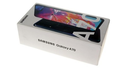 Pudełko Samsung Galaxy A70 A705F DUOS BLACK ORYG