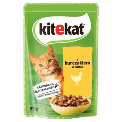 Kitekat kurczak w sosie saszetka 85g