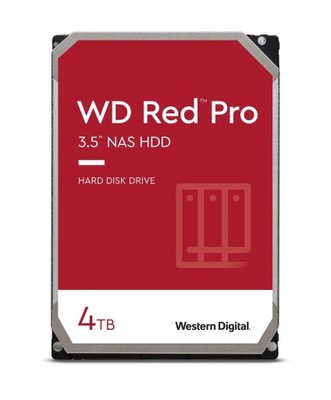 Dysk HDD WD Red Pro WD4003FFBX (4 TB ; 3.5"; 256 MB; 7200 obr/min)