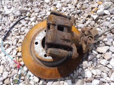 Суппорт тормозной левый mazda 6 gh lift 2.2 дизель фото №1