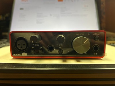 Focusrite Scarlett solo on