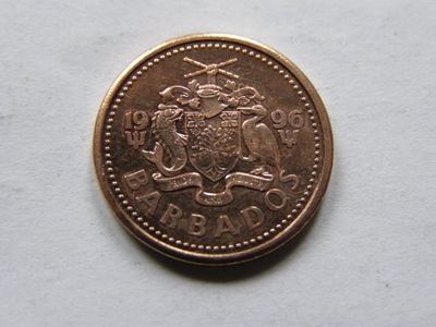 BARBADOS 1 CENT 1996 ROK BCM !!!!!!!!!!!!!!!!!!!!!