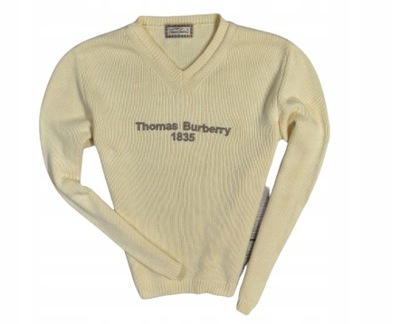 Thomas Burberry By Burberry Sweter Vintage / L