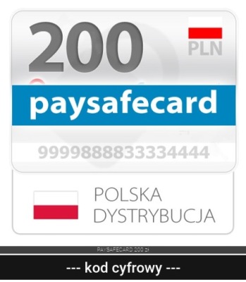 PAYSAFECARD 200 zł