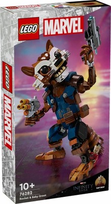 LEGO Super Heroes 76282 Rakieta i mały Groot