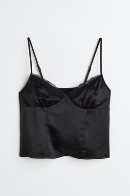 H&M 34/XS top z koronką