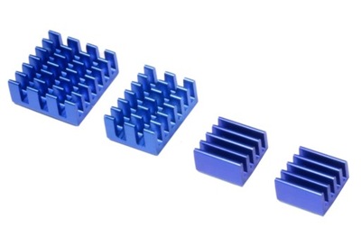 Zestaw 4 radiatorów dedykowany do Raspberry Pi 4B