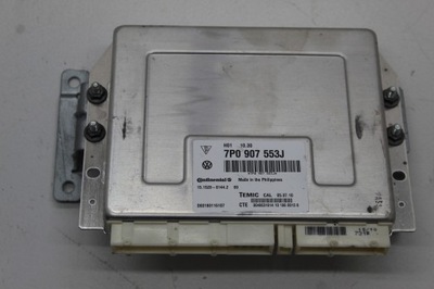 Vw touareg 7p модуль блок керування підвіска 7p0907553j фото №1