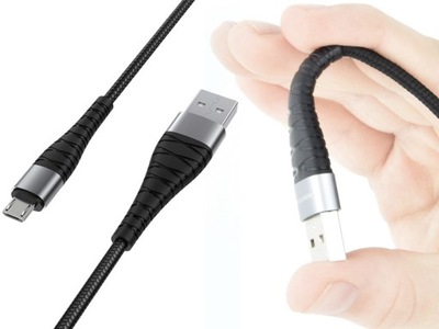 Kabel wzmocniony z wtykiem micro USB 5A do Honor 4C Cherry Mini