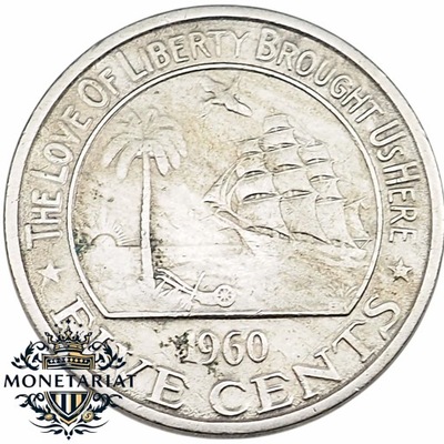 5 CENTÓW 1960 LIBERIA