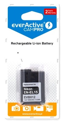 Akumulator everActive CamPro do Nikon EN-EL15A