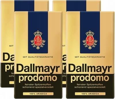 4× Kawa mielona Dallmayr Prodomo 500 g