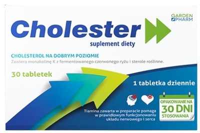 Cholester na cholesterol GardenPharm 30 tabletek