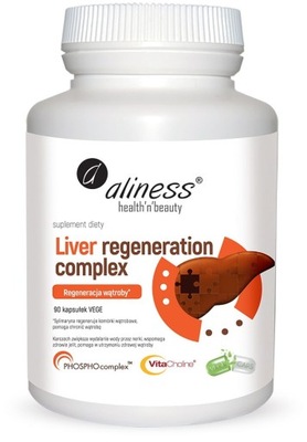 Aliness Liver Regeneration Complex WSPIERA WĄTROBĘ VEGE 90kap