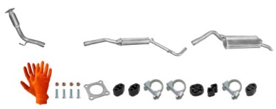 Skoda felicia 1.9 d m. aef 47kw 1994-2001 хэтчбек система выпускной фото №1