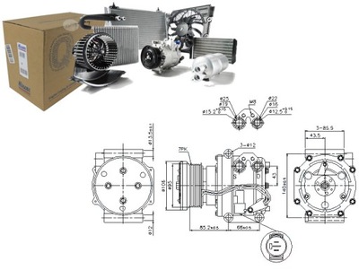 KOMPRESORIUS KONDICIONAVIMO NISSENS ERR4534 140258 AUK1 