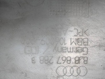 Захист обшивка оббивка права задня audi tt фото №1