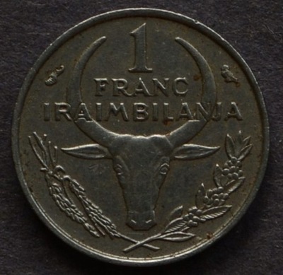 Madagaskar - 1 frank 1965