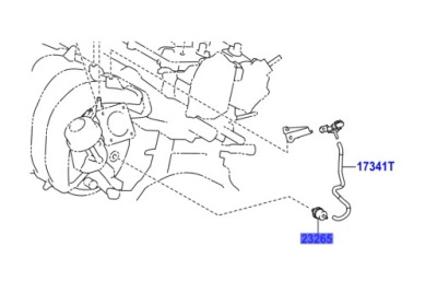 Toyota lexus фільтр патрубок вакууму датчик датчик map колектор всмоктуючий фото №1