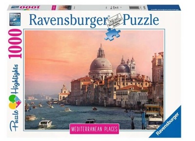 RAVENSBURGER Puzzle 1000 Śródziemnomorskie Włochy