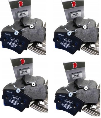 4x oryg renault тормозные колодки тормозные задняя trafic ii iii vivaro talento primastar фото №1