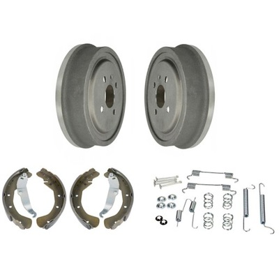 Гальмівні барабани гальмівні + гальмівні колодки + пружини do astra h iii opel combo c фото №1