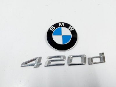 BMW 4 F32 RESTYLING 18R. INSIGNIA LOGOTIPO EMBLEMA DE TAPA TRASERA 8219237  