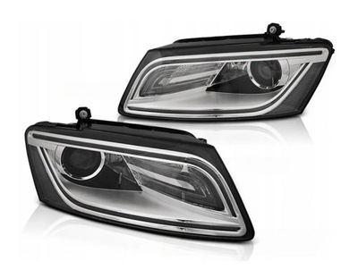 FAROS PARTE DELANTERA TRUE DRL CROMO DO AUDI Q5 12-17  