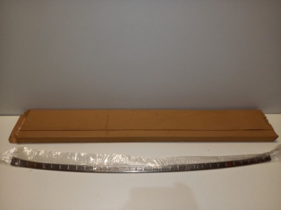 Santa fe 18- молдинг захисна декоративна бампера задня фото №1