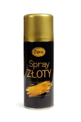 FARBA W SPRAYU ZŁOTA SPRAY DEKORACYJNY ZŁOTY