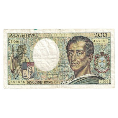 Francja, 200 Francs, Montesquieu, 1989, J.06646588