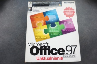 Pakiet MICROSOFT OFFICE 97 Professional UAKTUALNIENIE BOX