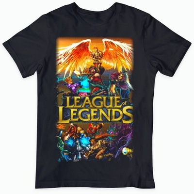 League of Legends Koszulka dla fana gry Rozm M Męska T-shirt Męski Tshirt