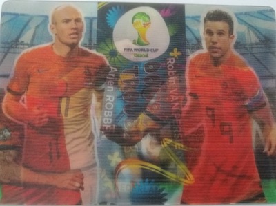 WORLD CUP BRASIL 2014 DOUBLE TROUBLE 415 VAN PERSIE ROBBEN HOLANDIA