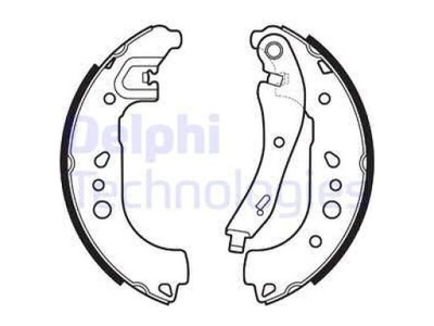 BRAKE SHOES HAM. DELPHI LS2149  