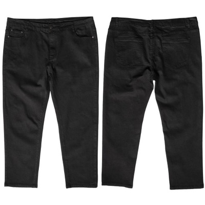 Spodnie męskie JEANSY klasyczne czarne TAKEO r.45