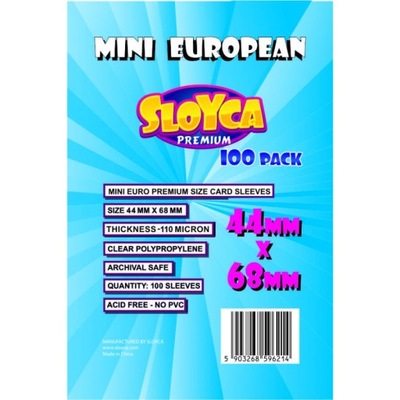 Koszulki Mini European Premium 44x68mm 100szt