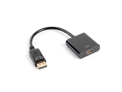 Adapter Lanberg AD-0009-BK (DisplayPort M - HDMI F