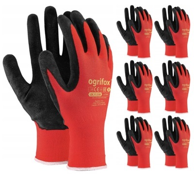 GLOVES REKAWICE ROBOCZE LATEX POWERFUL 9 L 6PAR  