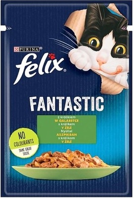 FELIX Fantastic Karma dla kotów królik w galaretce 85 g