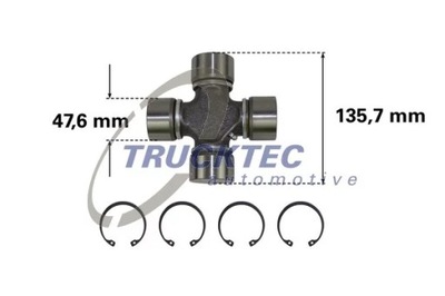 05.34.008 CROSS-PIECE SHAFT PROPULSION IVECO EUROCARGO  