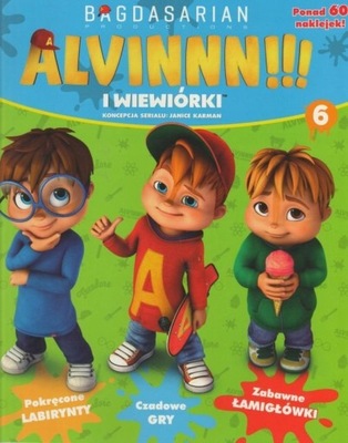 Alvin i Wiewiórki 6 Zadania, Naklejki D-X