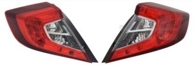 Фара задняя задний  honda civic 16- левая фото №1