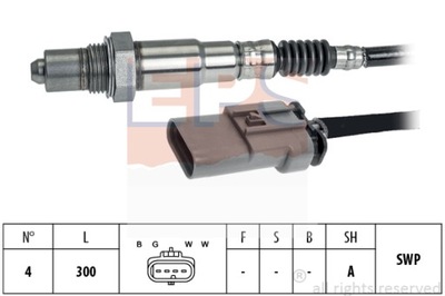 Eps 1.998.349 датчик лямбда-зонд фото №1