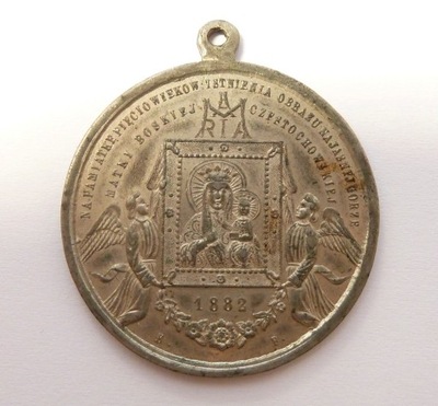 Medal M. B. Częstochowska 1882 r. (381)