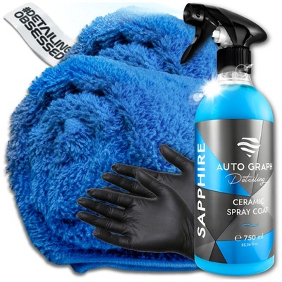 AUTO GRAPH SAPPHIRE SPRAY COAT QUICK DETAILER SIO2 WYSOKI ГЛЯНЦЕВИЙ 750ML