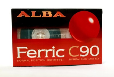 ALBA FERRIC C-90 * NOWA, FOLIA, Jedyna taka na Allegro *UNIKAT* Stan BDB. !