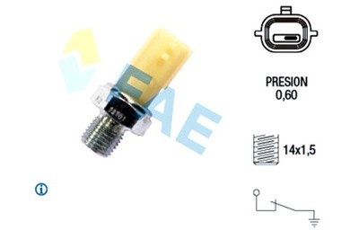 FAE SENSOR DE PRESIÓN ACEITES MERCEDES A W176 DACIA DUSTER LOGAN LOGAN  